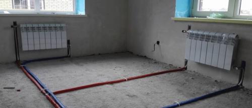 Двухтрубная система отопления схема. Двухтрубная система отопления с нижней разводкой, схема устройства.