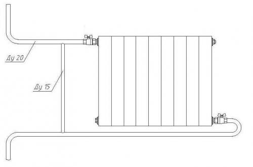 Как подключать радиаторы отопления. О способах подключения батарей 02