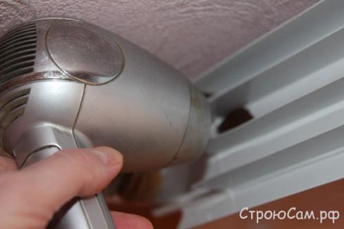 Чем заклеить радиатор отопления