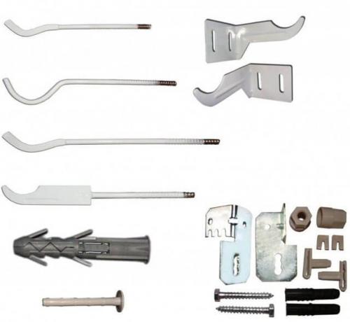 Крепление для чугунных радиаторов своими руками. Крепежи для чугунных батарей