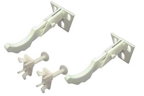 Монтаж стального радиатора своими руками. Разметка стен 03