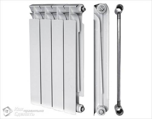 Установка биметаллического радиатора своими руками. Демонтаж старых чугунных радиаторов 02