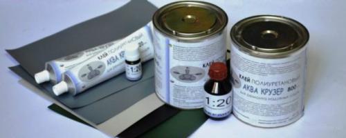 Двухкомпонентный клей для резиновых лодок. Клей для ПВХ лодок: выбираем лучший