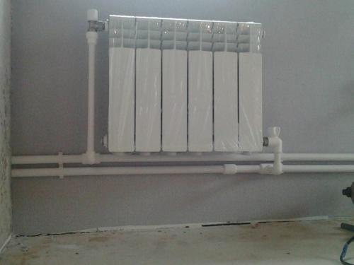 Подключение алюминиевых радиаторов