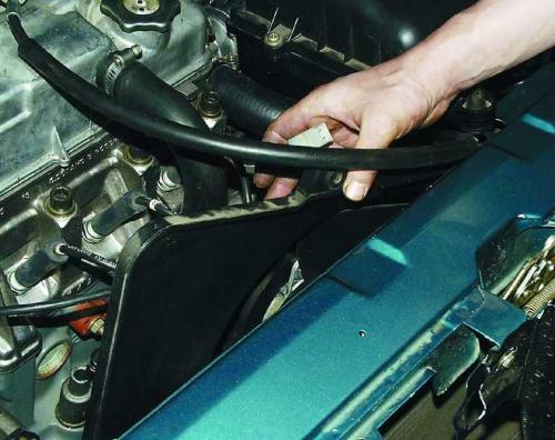 Как снять вентилятор охлаждения ВАЗ 2110 16 клапанов. Ход выполнения работы