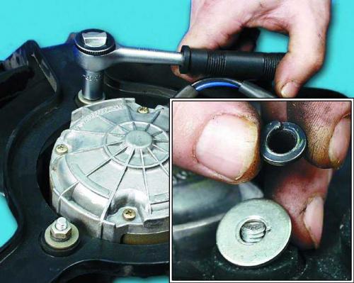 Как снять вентилятор охлаждения ВАЗ 2110 16 клапанов. Ход выполнения работы