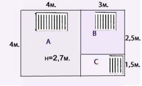 1 секция чугунного радиатора на сколько квадратов. Сколько секций в чугунной батарее быть должно