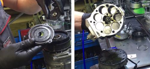 Ремонт насоса кондиционера. Причины возникновения неисправностей в компрессоре