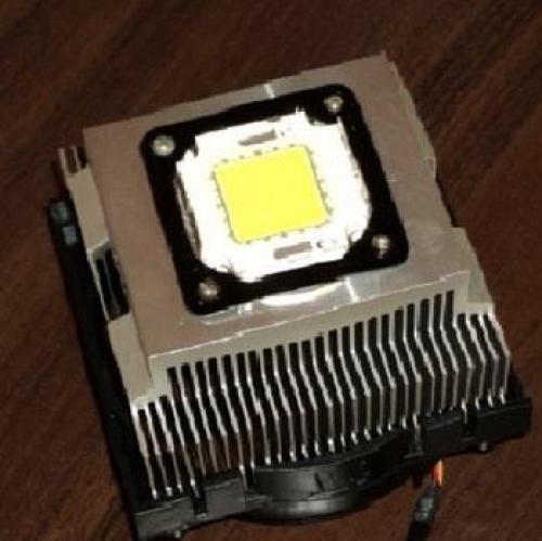 Радиатор для светодиода 10w своими руками. Охлаждение своими руками