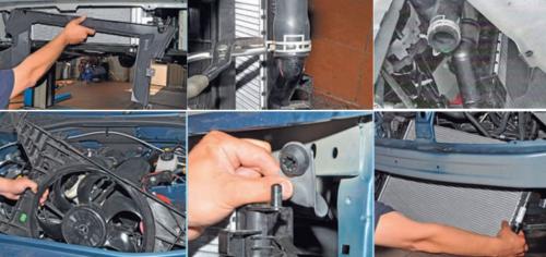 Замена радиатора Ларгус. Ремонт и замена радиатора на Лада Ларгус