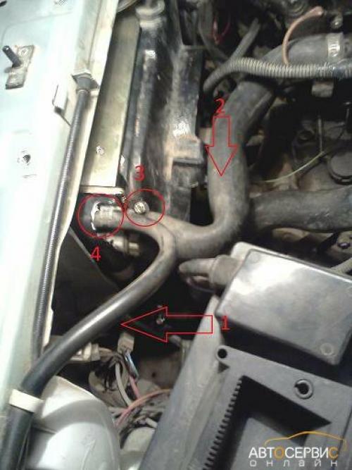 Крепление радиатора ваз 2109. Замена радиатора охлаждения своими руками 37
