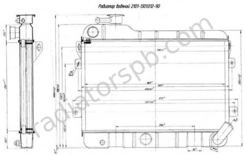 Радиатор охлаждения ВАЗ 2106. Характеристики основного радиатора 07