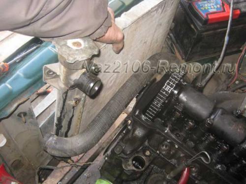 Замена медного радиатора на алюминиевый ВАЗ 2106. Замена радиатора охлаждения своими руками