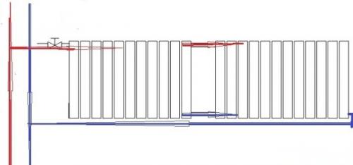 Подключение радиаторов отопления при двухтрубной системе. Двухтрубный вариант подключения